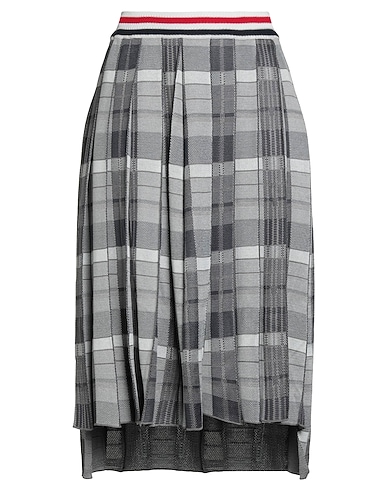 THOM BROWNE Midi skirt 68% Silk, 32% Cotton