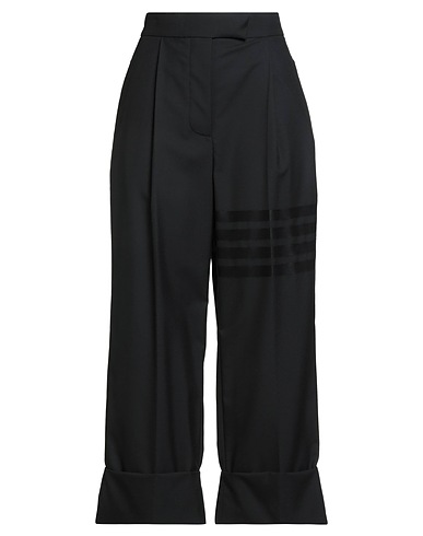 THOM BROWNE Pantalone Nero 100% Lana