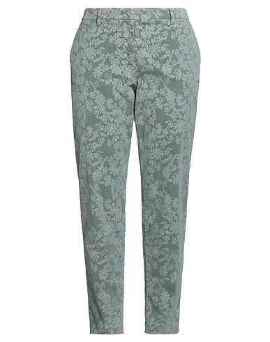 MASON'S Casual pants Sage green 98% Cotton, 2% Lycra®