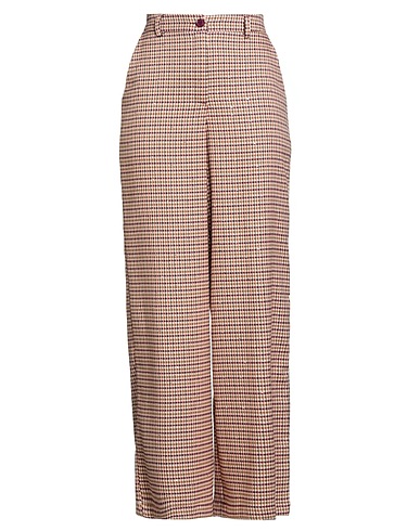IRIDE Casual pants Burgundy 90% Polyester, 10% Viscose