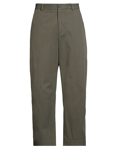 ISABEL BENENATO Pantalone Verde militare 54% Cotone, 46% Poliammide