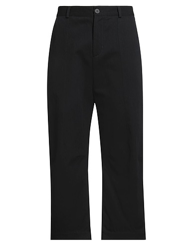 ISABEL BENENATO Casual pants Black 54% Cotton, 46% Polyamide