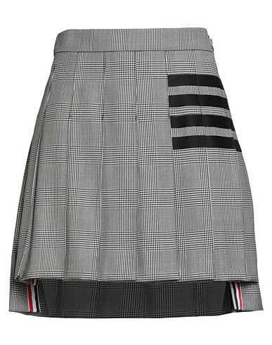 THOM BROWNE Mini skirt Black 100% Wool