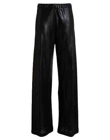 CIRCUS HOTEL Casual pants Black 95% Polyester, 5% Elastane