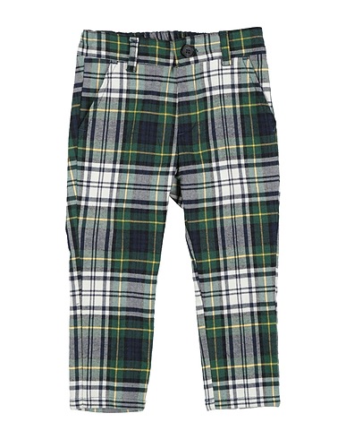 MANUELL & FRANK Casual trouser Green 70% Cotton, 28% Polyester, 2% Elastane