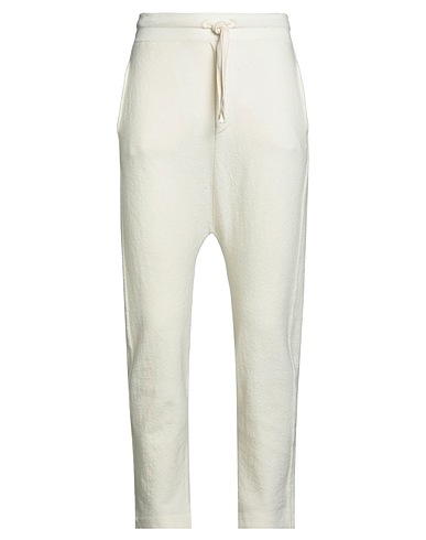 ISABEL BENENATO Pantalone Avorio 76% Lana Merino, 14% Cachemire, 7% Poliammide, 3% Elastan