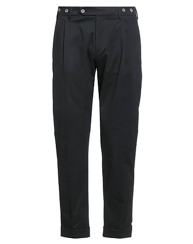 BERWICH Casual pants Black 97% Cotton, 3% Elastane