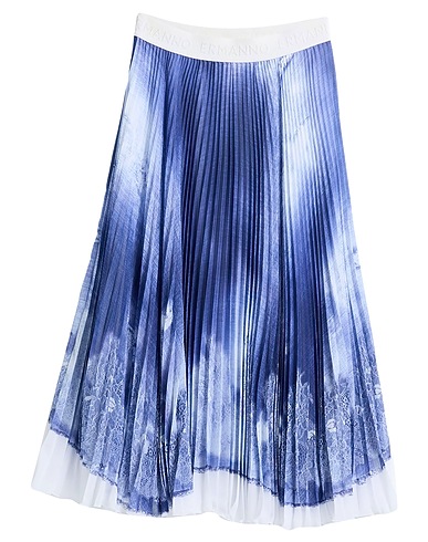 ERMANNO FIRENZE Midi skirt Blue 100% Polyester