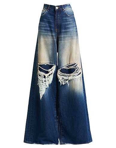 VETEMENTS Denim pants Blue 100% Cotton