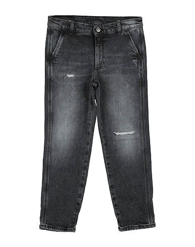 DONDUP Denim pants Black 98% Cotton, 2% Elastane