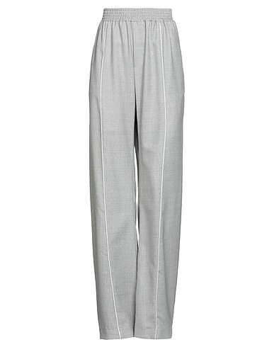 SSHEENA Pantalone Grigio chiaro 100% Lana Vergine