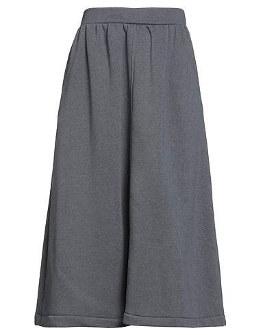 EM...MA Midi skirt Grey 60% Cotton, 40% Polyester