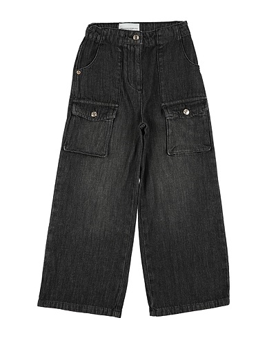 ERMANNO SCERVINO JUNIOR Pantaloni jeans Nero 72% Cotone, 28% Tencel™
