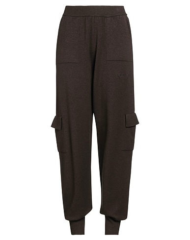 HINNOMINATE Casual trouser Dark brown 52% Viscose, 26% Polyester, 22% Polyamide