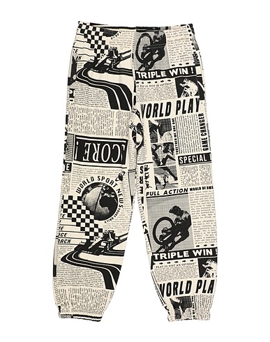 MOLO Casual pants OFF WHITE 100% Organic cotton