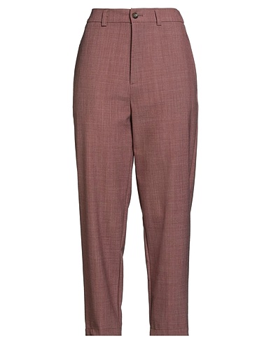 SOLOTRE Pantalone Mattone 53% Poliestere, 43% Lana, 4% Elastan