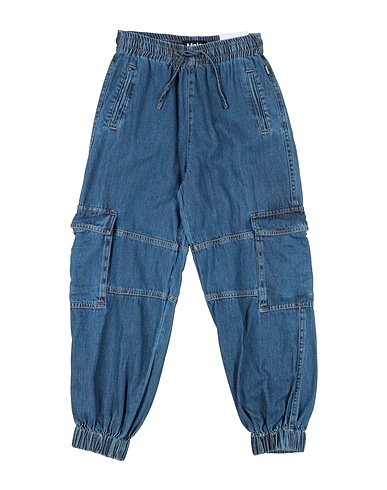 MOLO Denim pants Blue 63% Viscose, 37% Cotton