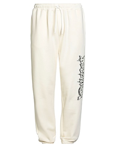 DISCLAIMER Casual pants Cream 100% Cotton