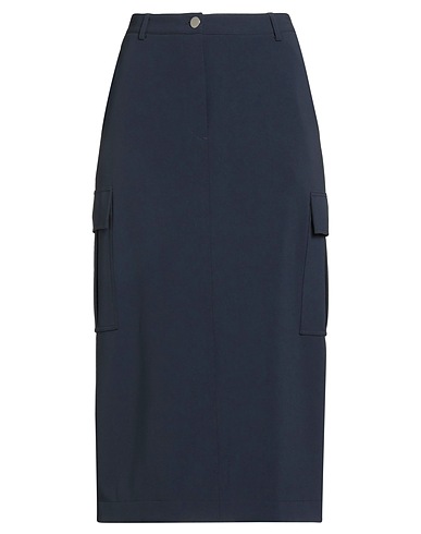 THEORY Jupe mi-longue Bleu marine 70% Triacétate, 30% Polyester