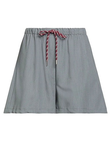 VICOLO Shorts & Bermuda Grey 69% Polyester, 25% Viscose, 6% Elastane