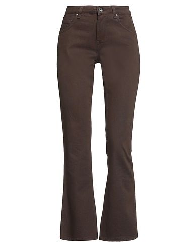 RE_HASH Casual pants Chocolate brown 57% Cotton, 41% Lyocell, 2% Elastane