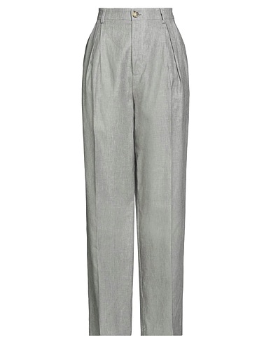 VICOLO Pantalone Nero 52% Lino, 48% Cotone