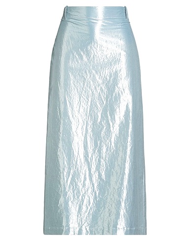 ALYSI Midi skirt Sky blue 74% Cotton, 26% Polyester