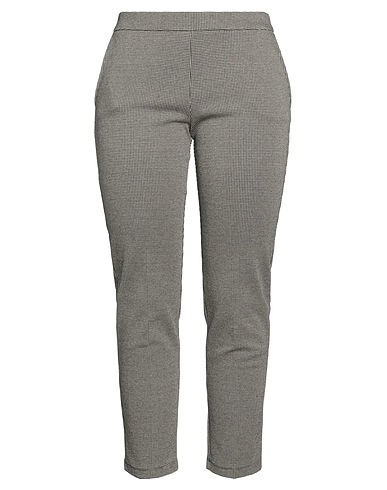 MARIA BELLENTANI Casual trouser Beige 35% Viscose, 28% Cotton, 27% Polyester, 8% Polyamide, 2% Elastane