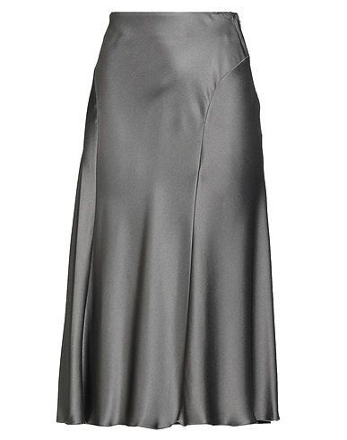 ALBERTA FERRETTI Midi skirt Lead 64% Acetate, 36% Silk