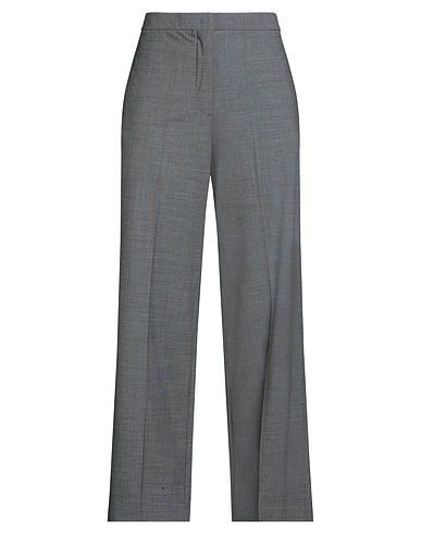 FABIANA FILIPPI Casual trouser Lead 75% Virgin Wool, 23% Polyamide, 2% Elastane
