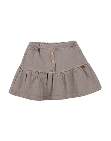TOCOTO VINTAGE Denim skirt Grey 98% Cotton, 2% Elastane