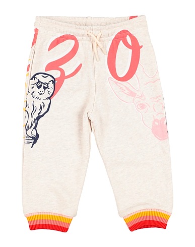 KENZO KIDS Casual trouser Beige 100% Cotton, Polyester, Elastane