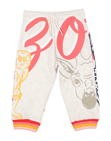KENZO KIDS Casual trouser Light grey 82% Cotton, 16% Polyester, 2% Elastane