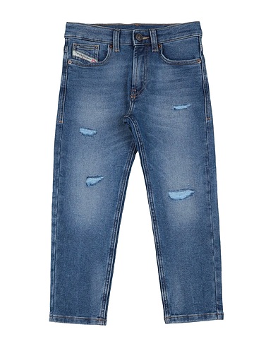 DIESEL Denim trousers Blue 82% Cotton, 16% Polyester, 2% Elastane