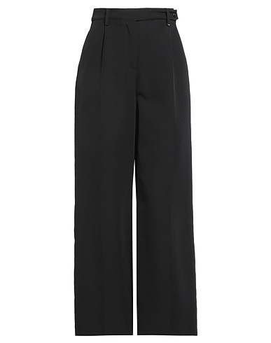 HAPPY 25® Casual trouser Black 89% Polyester, 11% Elastane