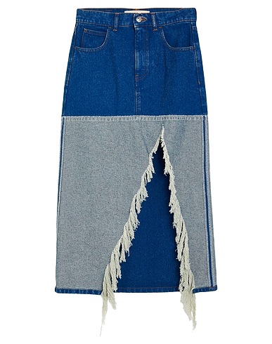 MARNI Rock Blau 100% Baumwolle