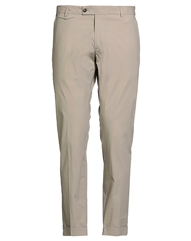 MESSAGERIE Casual pants PATRIZIO PISCAGLIA Light grey 97% Cotton, 3% Elastane