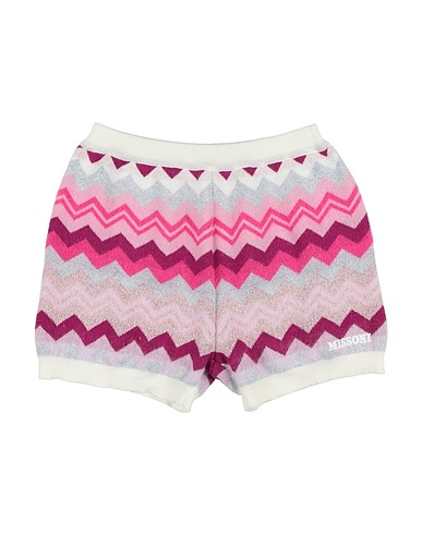 MISSONI KIDS Shorts & Bermuda Pink 43% Wool, 24% Viscose, 16% Polyamide, 13% Mohair wool, 4% Metallic fiber