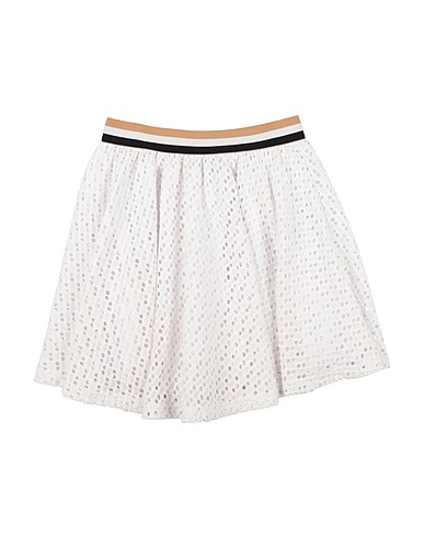 BOSS Skirt White 100% Cotton, Viscose