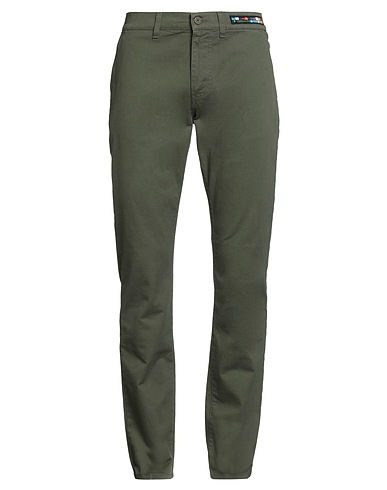 MR & MRS ITALY Hosen Militärgrün 97% Baumwolle, 3% Elastan, Polyester