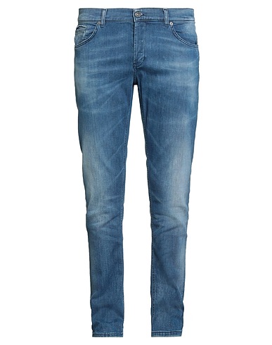 DONDUP Denim pants Blue 92% Cotton, 6% Elastomultiester, 2% Elastane