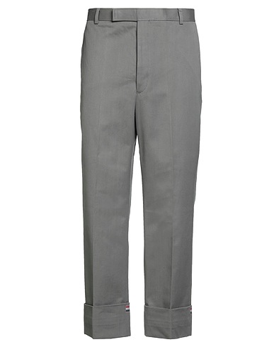 THOM BROWNE Casual pants Grey 100% Cotton