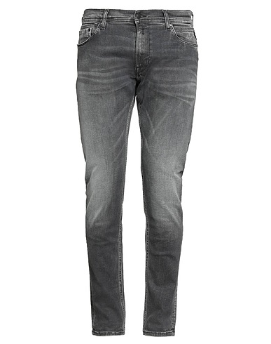 REPLAY Denim trousers Black 98% Cotton, 2% Elastane