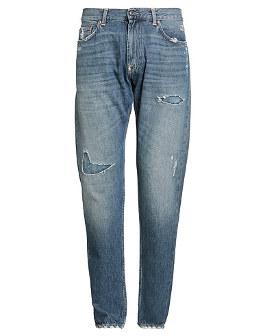 ROŸ ROGER'S Denim pants Blue 100% Cotton