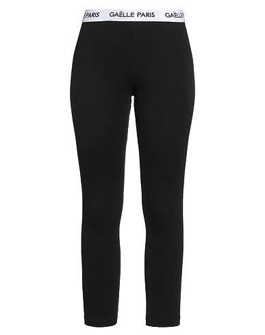 GAëLLE Paris Leggings Nero 97% Cotone, 3% Elastan