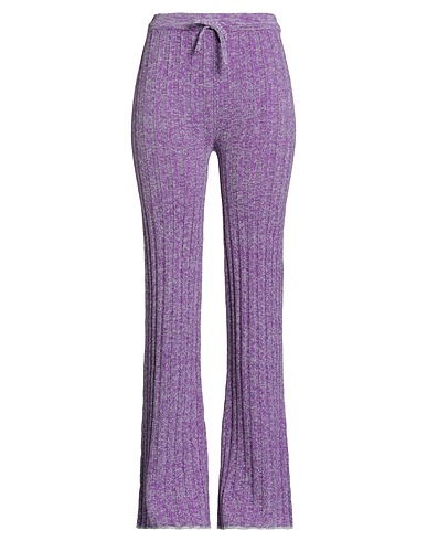 ACNE STUDIOS Casual pants Purple 52% Lambswool, 28% Viscose, 20% Nylon