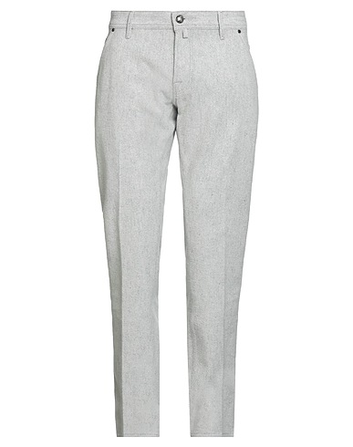 JACOB COHЁN Casual pants Light grey 70% Cotton, 24% Wool, 6% Polyamide, Polyester