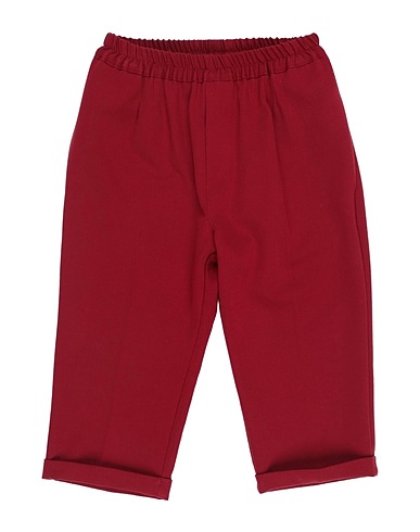 SKILL_OFFICINE Casual trouser Burgundy 60% Viscose, 40% Polyamide