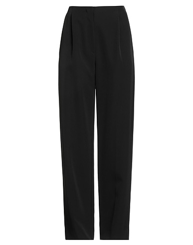 LARDINI Casual trouser Black 88% Polyester, 12% Elastane
