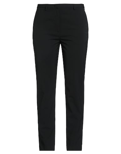 LARDINI Casual pants Black 55% Polyester, 43% Wool, 2% Elastane